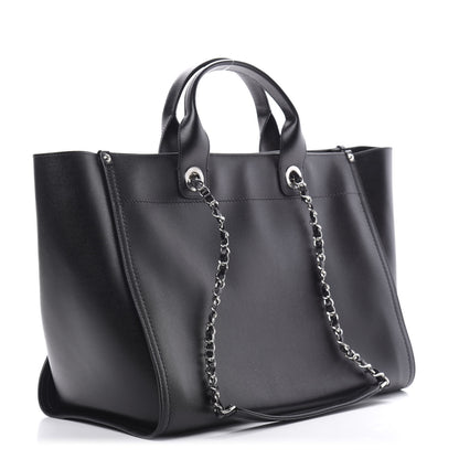 Chanel Caviar Medium Studded Deauville Tote Black 4 of 12