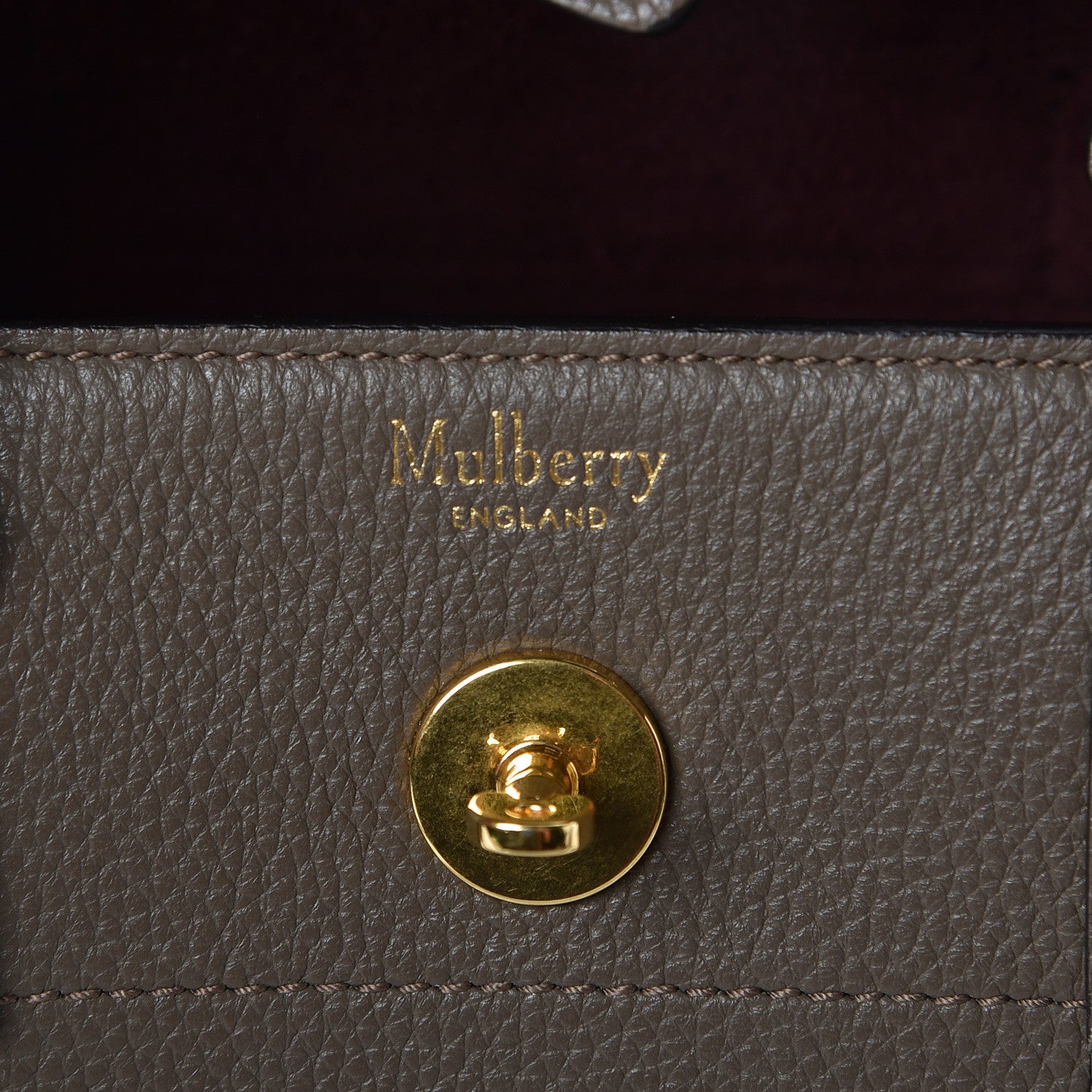 Mulberry Classic Grain Calfskin Small Bayswater Clay 7 of 11