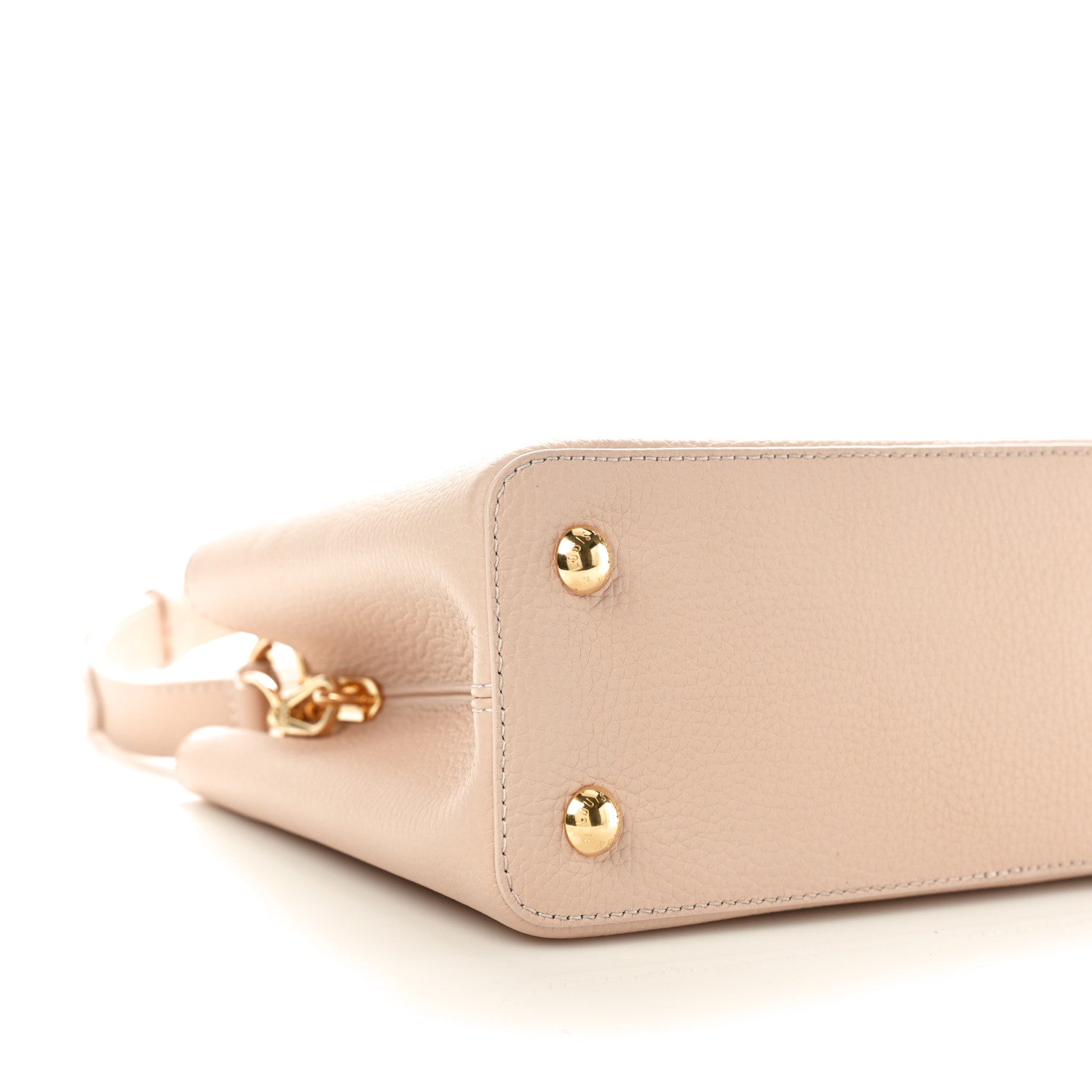 Louis Vuitton Taurillon LV Bloom Capucines MM Blush 8 of 9