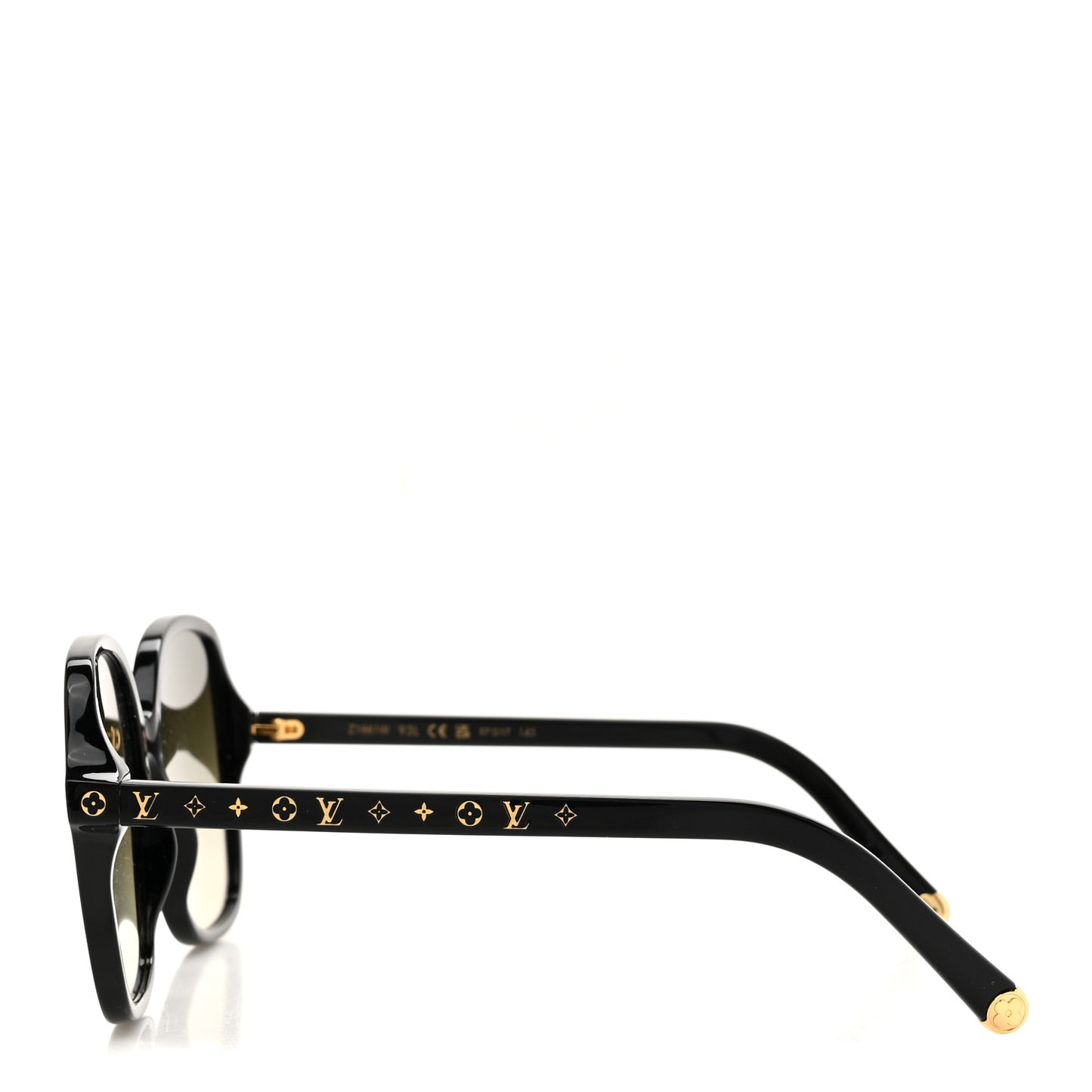 Acetate My Monogram Light Square Sunglasses Z1861W Black