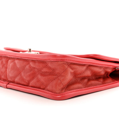 Chanel Caviar Quilted Medium French Riviera Flap Red 10 of 13