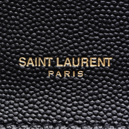 Saint Laurent Grain De Poudre Small Monogram Kate Satchel Black 6 of 10