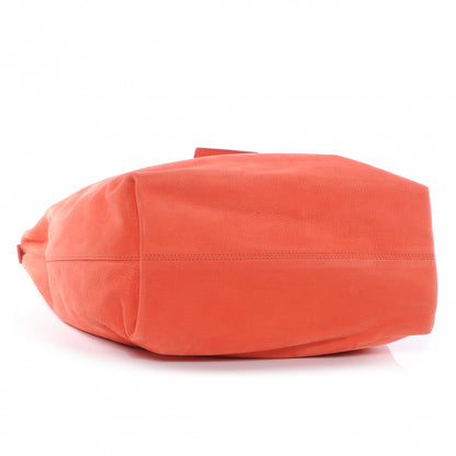 Fendi Metallic Calfskin Forever Hobo Coral 4 of 9
