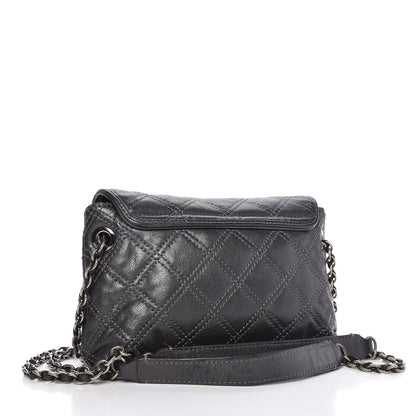 Marc Jacobs Metallic Lambskin Baroque Single Flap Grey 3 of 10
