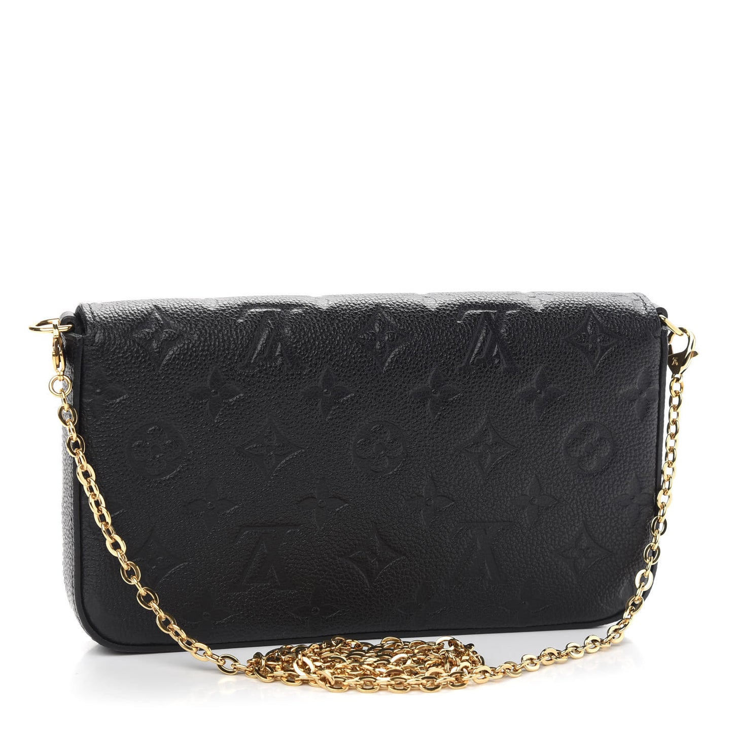 Empreinte Pochette Felicie Chain Wallet Black