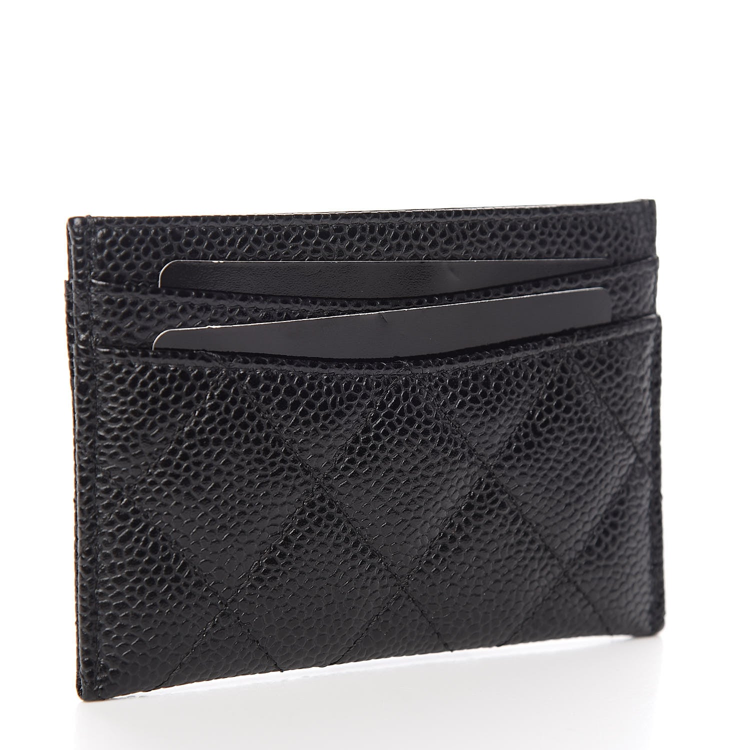 Chanel Caviar Quilted Card Holder Black 3 of 9