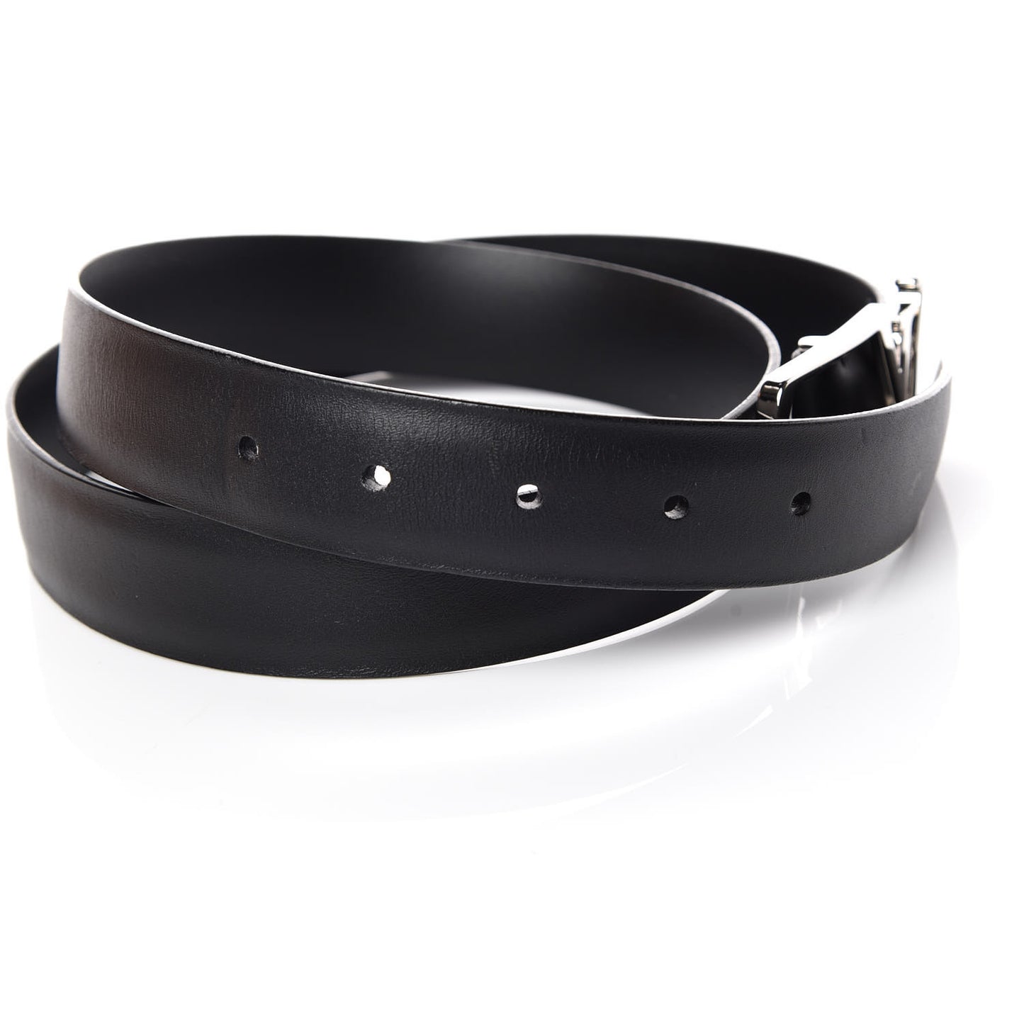 Calfskin 30mm Neogram LV Belt 90 36 Black
