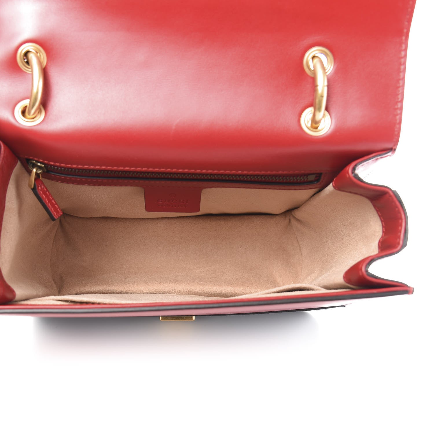 Gucci Calfskin Sylvie Web Queen Margaret Shoulder Bag Blue Agata Hibiscus Red Mystic White 5 of 14