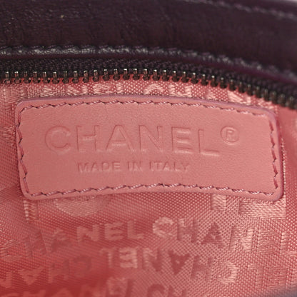 Chanel Lambskin Lax Pochette Dark Purple 6 of 10