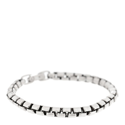 David Yurman Sterling Silver 7.3mm Box Chain Bracelet 1 of 3