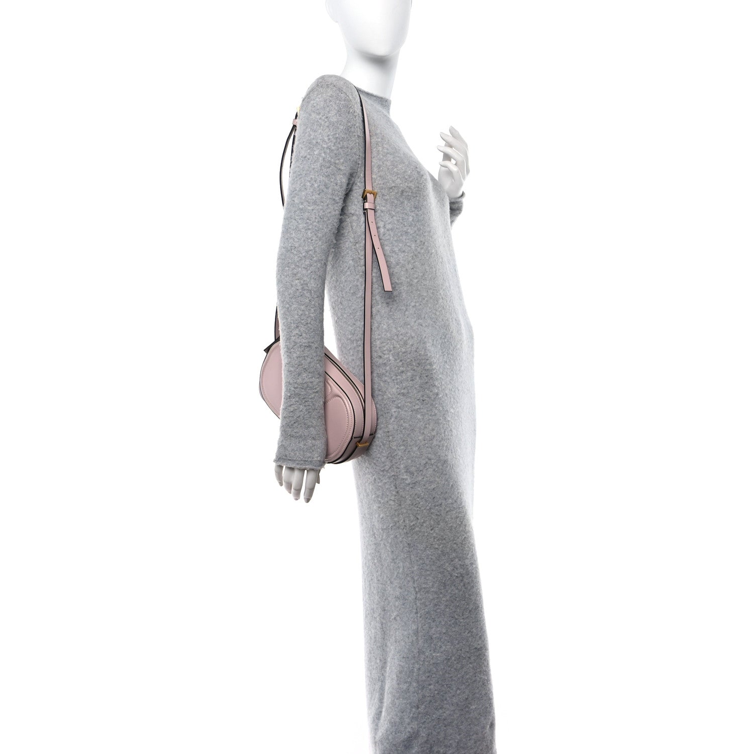 Valentino Garavani Calfskin VLogo Walk Crossbody Rose Quartz 2 of 11