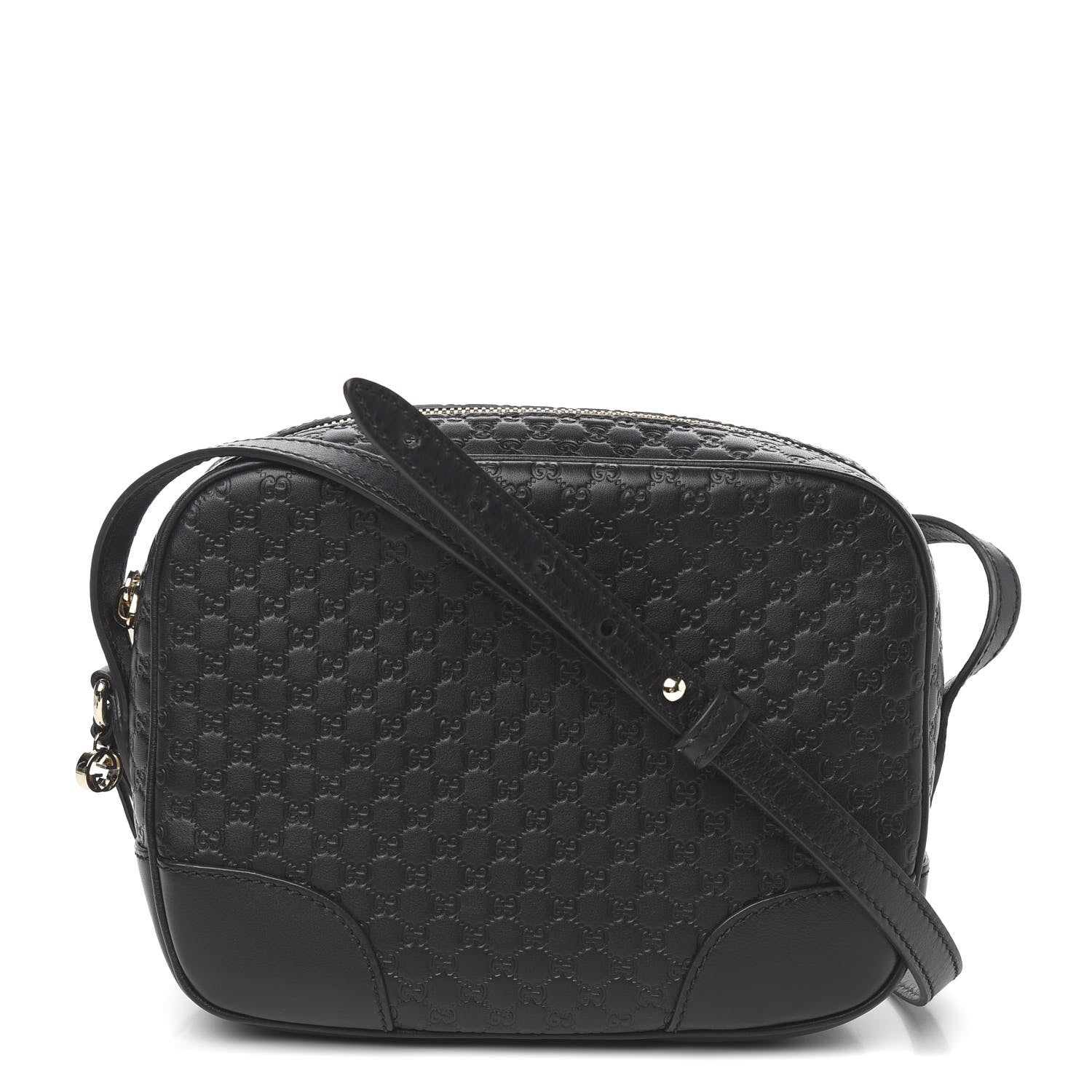 Gucci Microguccissima Mini Bree Messenger Bag Black 1 of 8