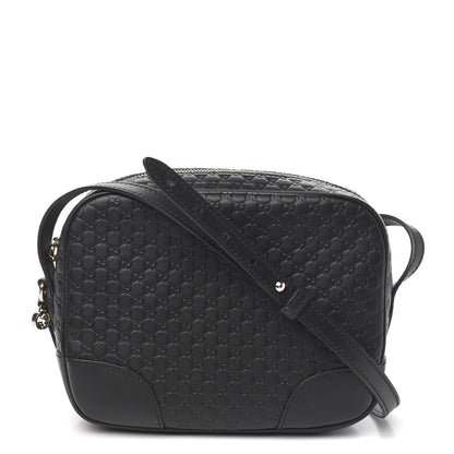 Gucci Microguccissima Mini Bree Messenger Bag Black 1 of 8