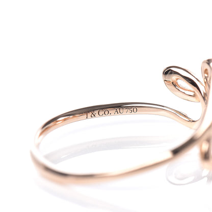 Tiffany 18K Rose Gold Paloma's Graffiti Love Ring 55 7.25 6 of 7