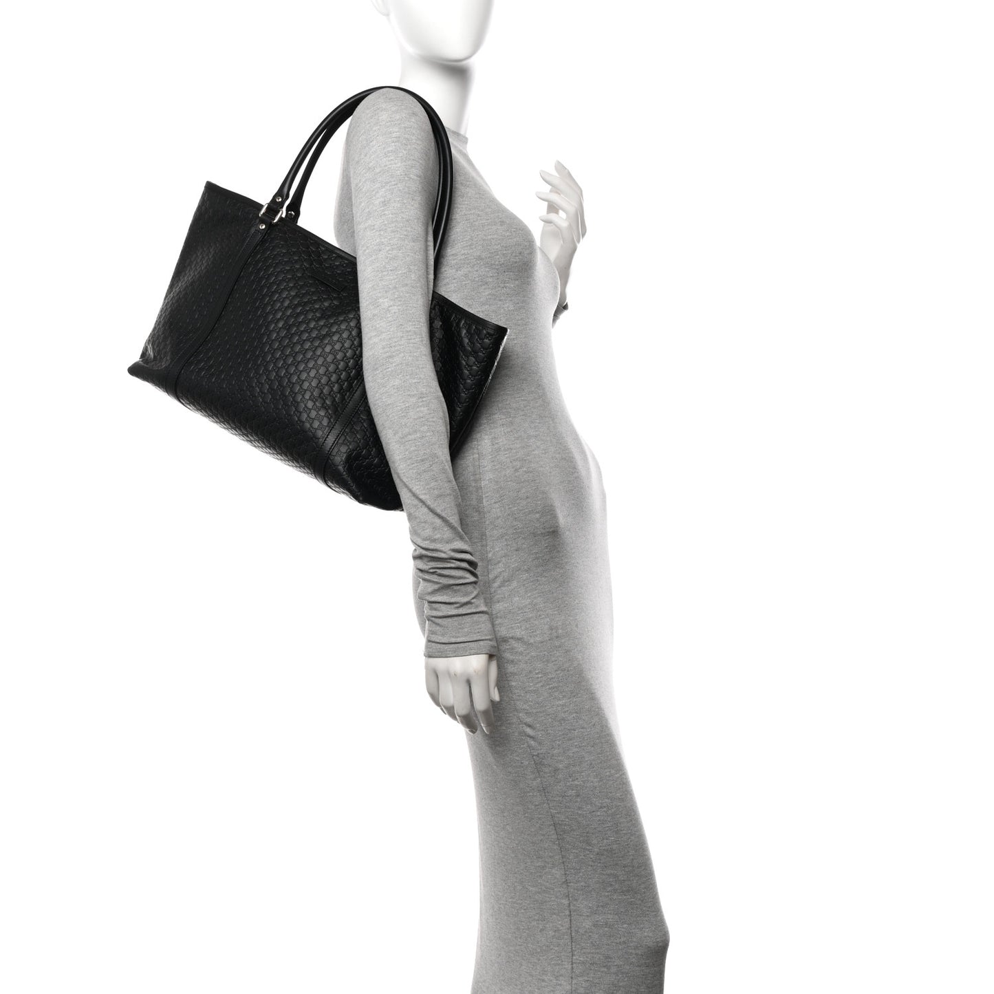 Microguccissima Medium Joy Tote Black