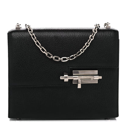 Hermes Chevre Mysore Mini Verrou Chaine Bag Black 16 of 20