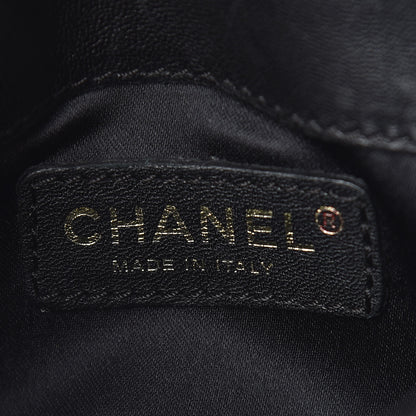 Chanel Patent Lace Mini Kiss Lock Double Bag Black 8 of 13