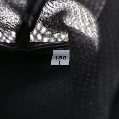 Prada Mesh Sequin Spazzolato Logo Tote Black 7 of 11