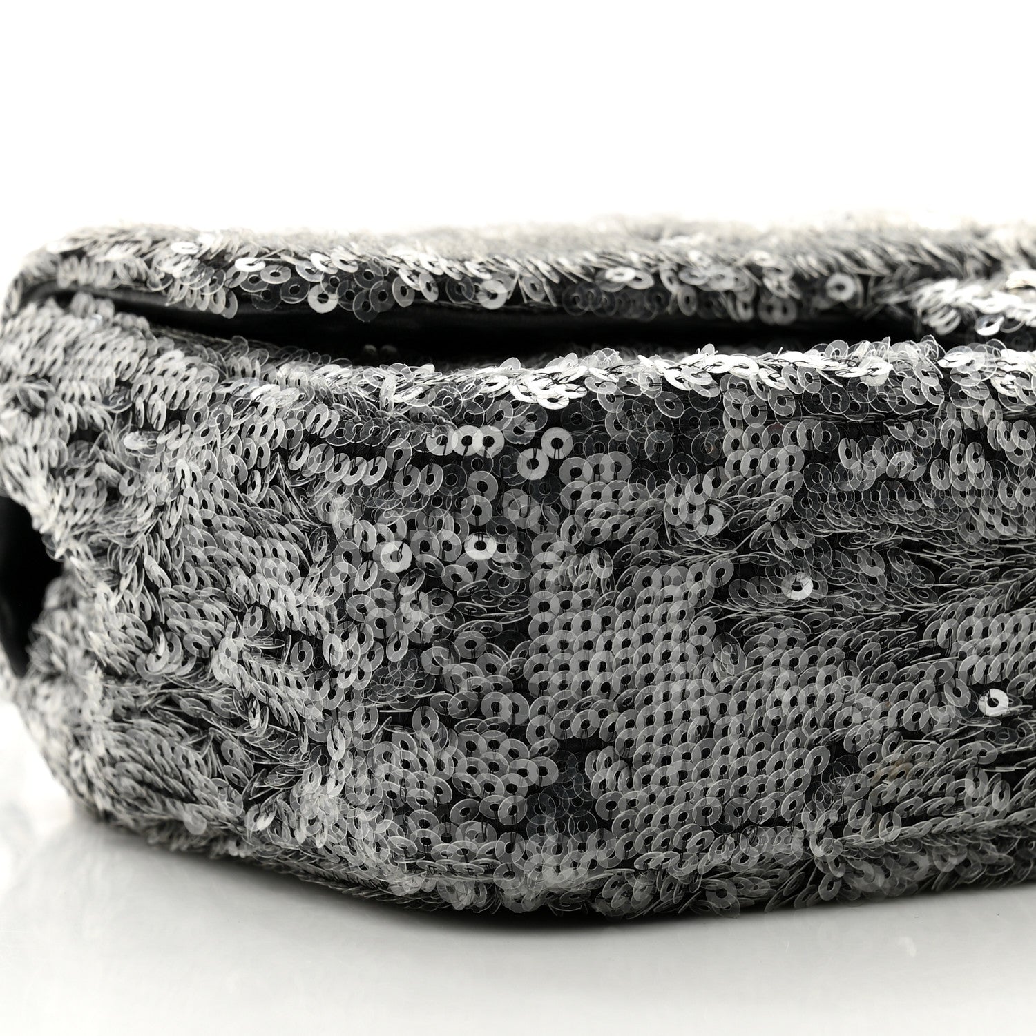 Chanel Sequin Small Single Flap Silver 9 of 10