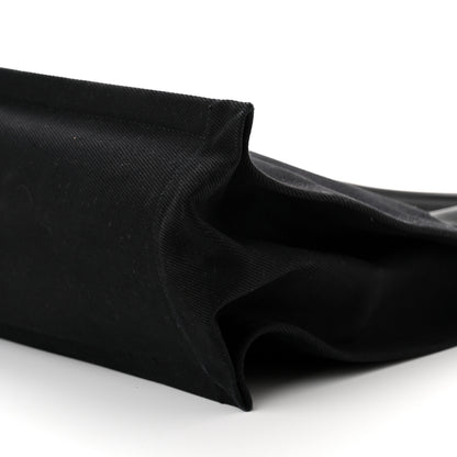 Saint Laurent Linen Calfskin Rive Gauche North South Tote Black 9 of 9