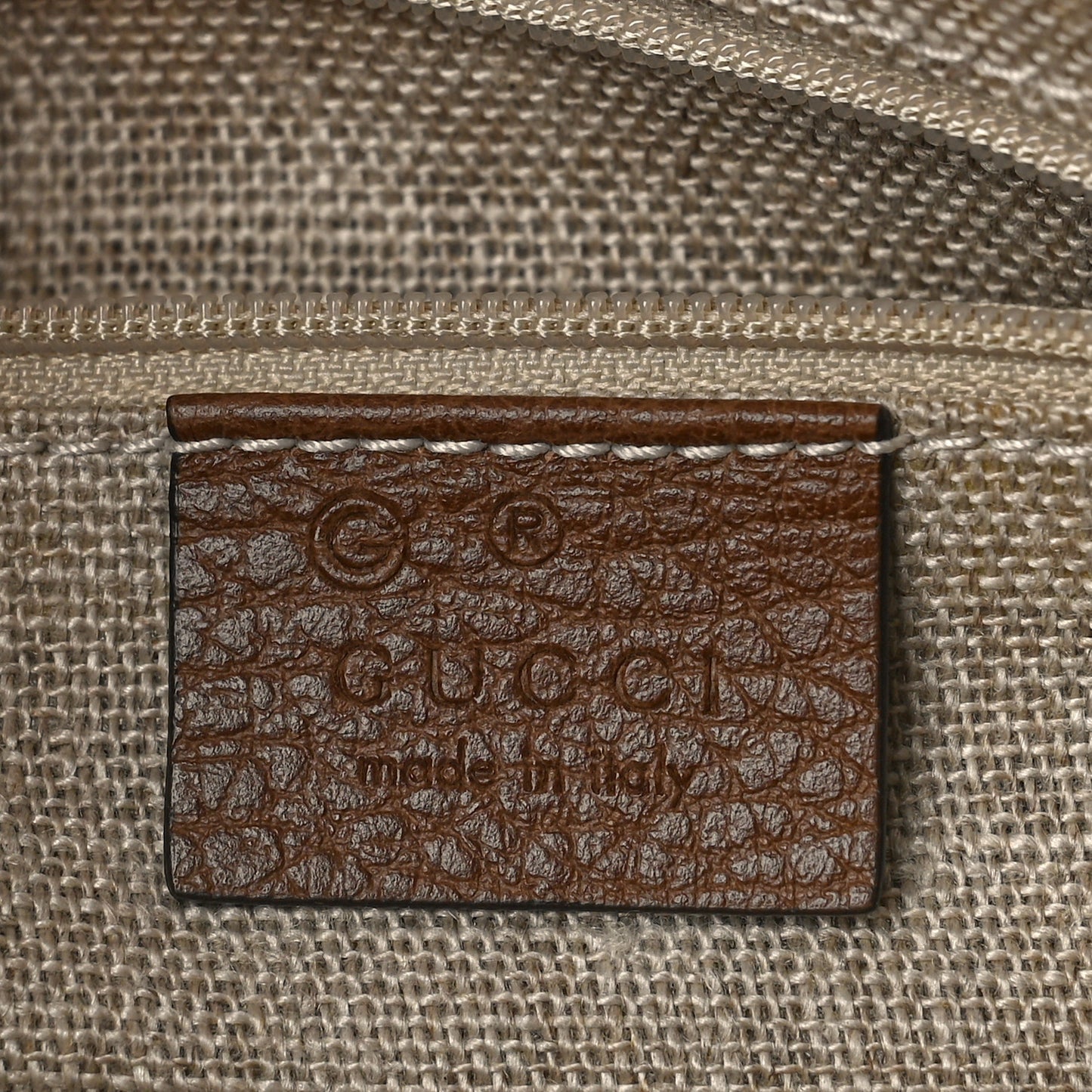 Monogram Small Bree Tote Beige Tabacco