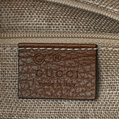 Gucci Monogram Small Bree Tote Beige Tabacco 6 of 9
