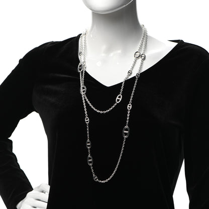 Hermes Sterling Silver Farandole Necklace 160 2 of 4