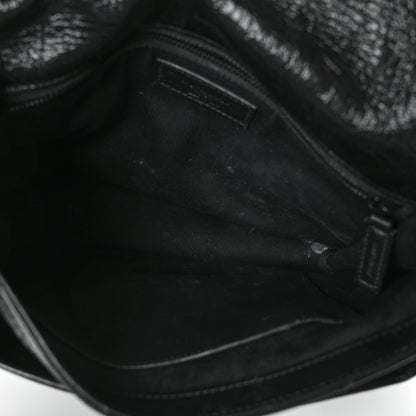 Saint Laurent Crinkled Calfskin Matelasse Monogram Medium Niki Chain Satchel Black 7 of 9