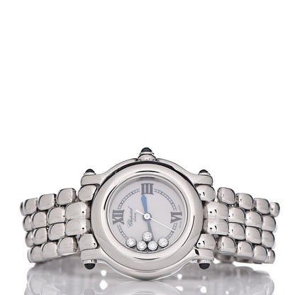 Chopard Stainless Steel 5 Diamond 26mm Happy Sport Quartz Watch 3 of 6