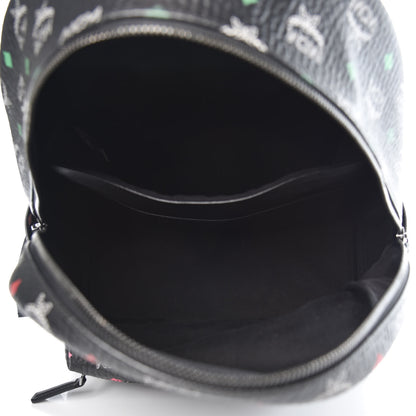MCM Visetos Spektrum Medium Stark Backpack Black 5 of 9