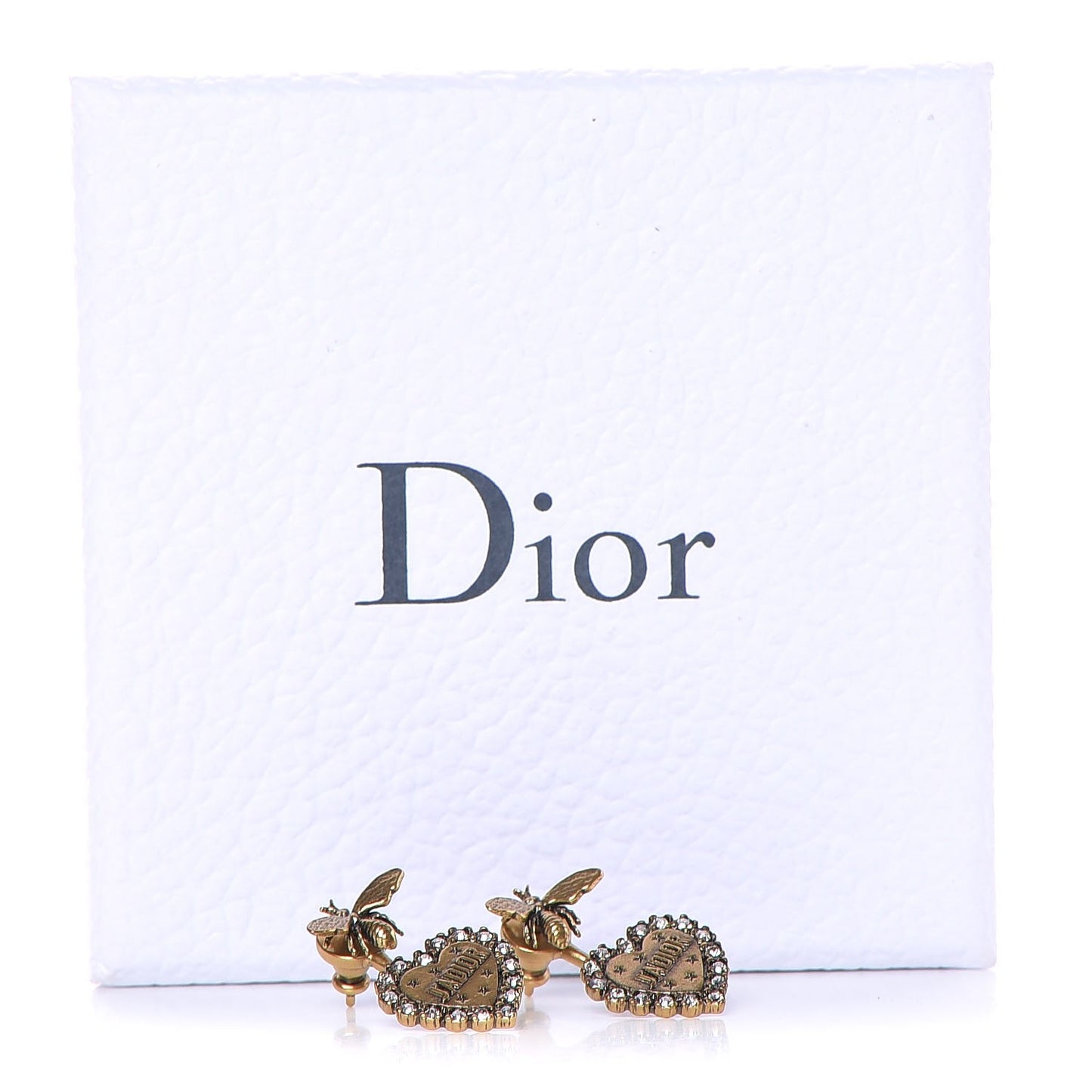 Metal Bee J'Adior Earrings Aged Gold