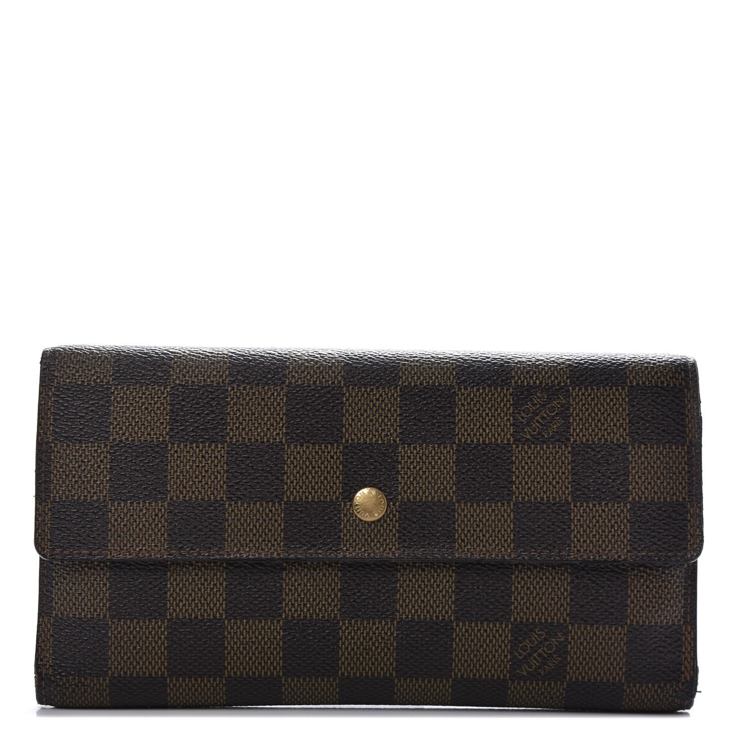 Louis Vuitton Damier Ebene Porte Tresor International Wallet 1 of 14