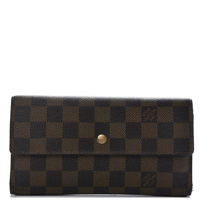 Louis Vuitton Damier Ebene Porte Tresor International Wallet 1 of 14