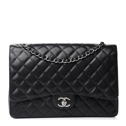 Chanel Caviar Quilted Maxi Double Flap Black 1 of 11