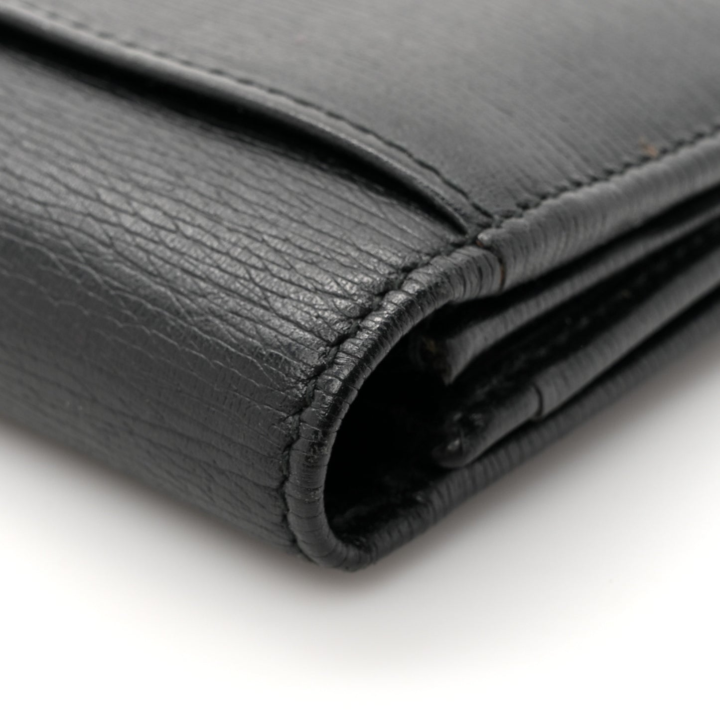 Calfskin Interlocking G Continental Wallet Black