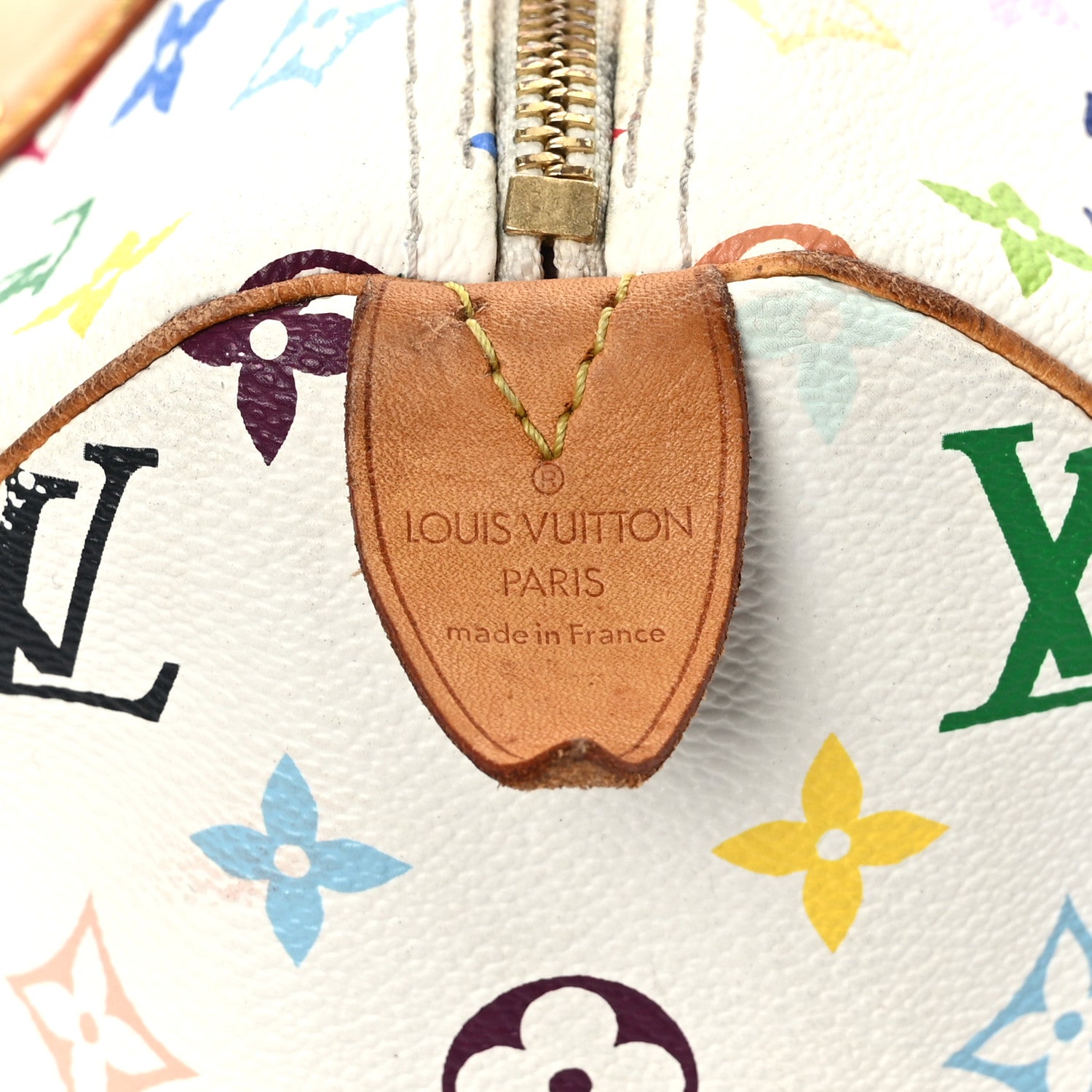 Louis Vuitton Monogram Multicolor Speedy 30 White 6 of 10