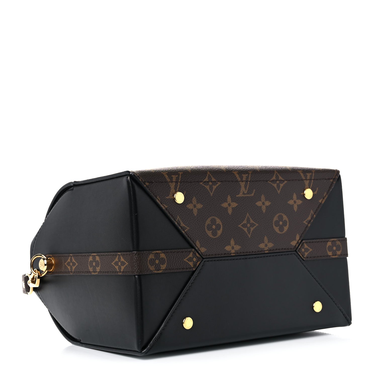 Louis Vuitton Calfskin Monogram Speedy Doctor 25 Black 6 of 33