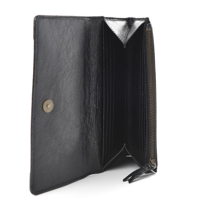 Balenciaga Agneau Classic Hardware Money Wallet Black 5 of 6