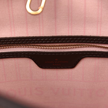 Louis Vuitton Damier Ebene Neo Neverfull MM Rose Ballerine 7 of 13