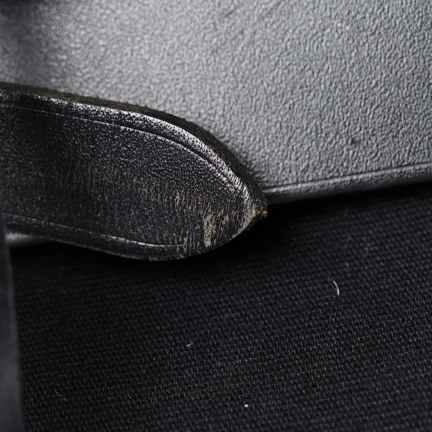 Hermes Toile Vache Calfskin Herbag 39 MM Black 28 of 28