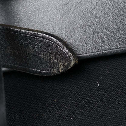 Hermes Toile Vache Calfskin Herbag 39 MM Black 28 of 28