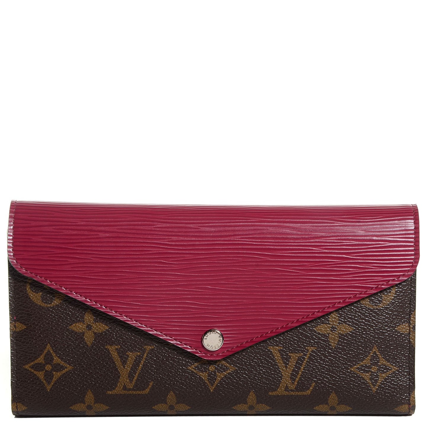 Monogram Epi Marie-Lou Long Wallet Fuchsia