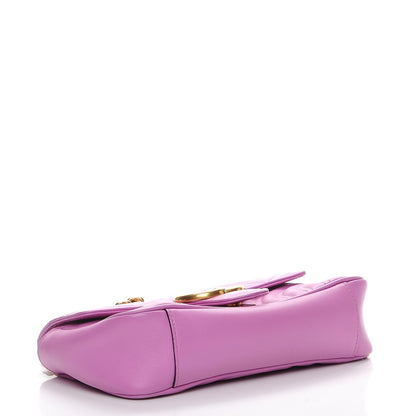 Gucci Calfskin Matelasse Mini GG Marmont Shoulder Bag Candy Mousse 4 of 9
