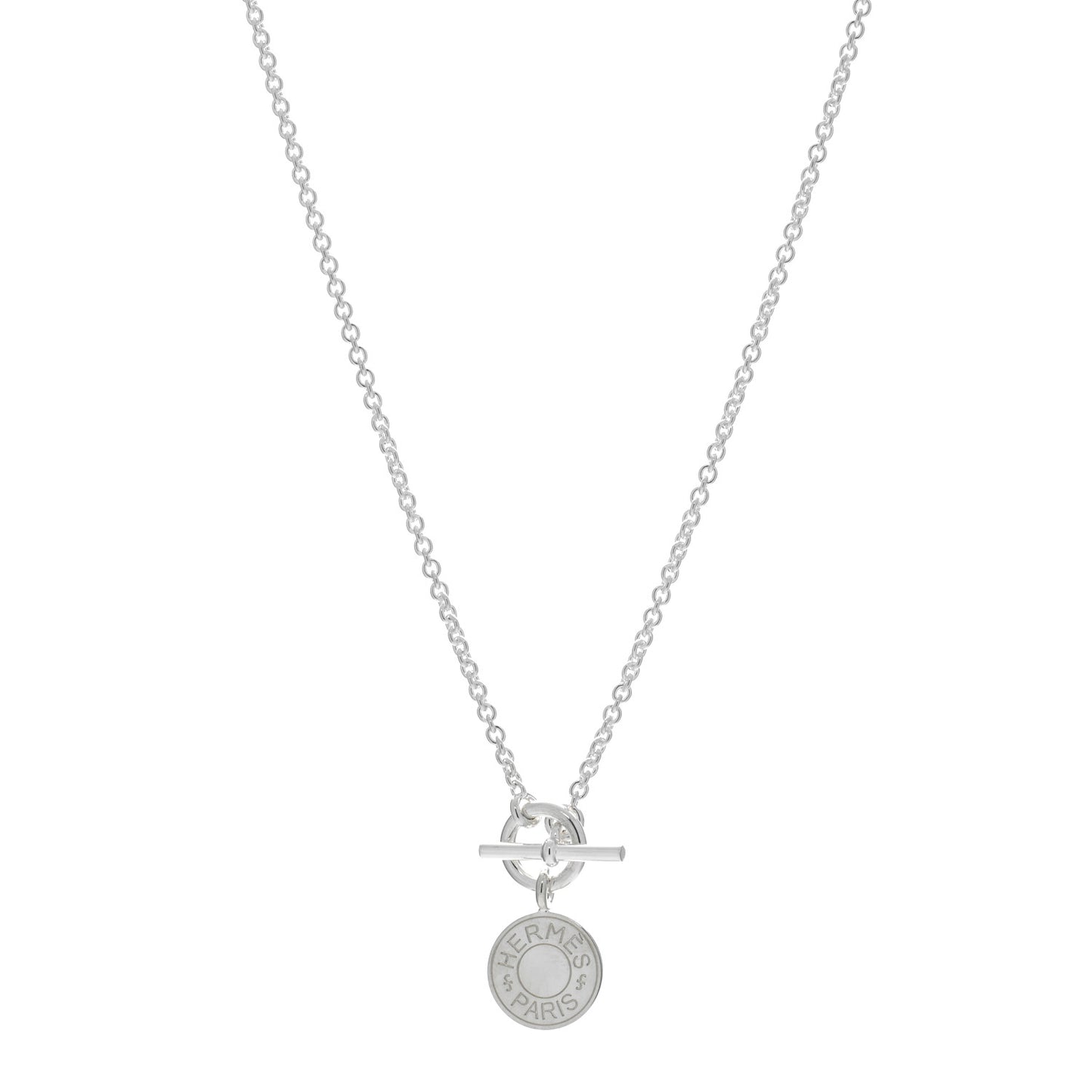 Sterling Silver Amulettes H Confettis Pendant Necklace