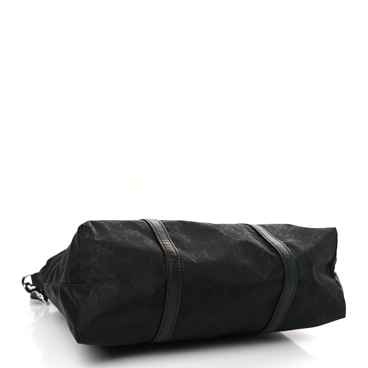 Gucci Nylon Monogram Medium Vertical Tote Black 4 of 9