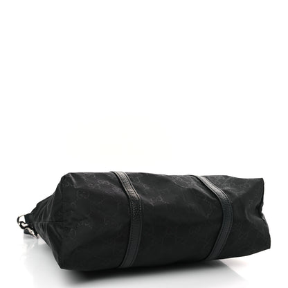Gucci Nylon Monogram Medium Vertical Tote Black 4 of 9
