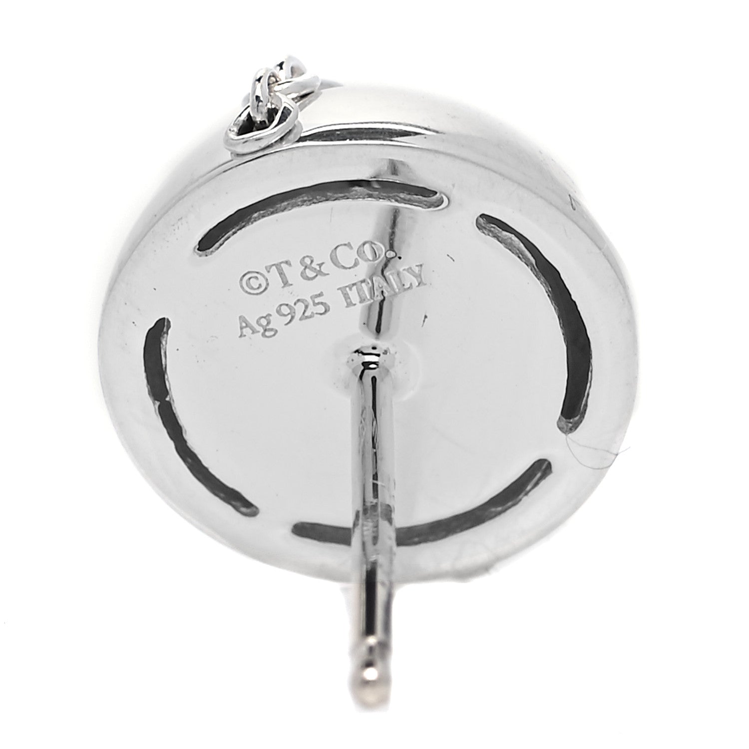 Tiffany Sterling Silver HardWear Bolt Ball Earrings 5 of 6
