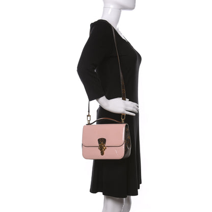 Louis Vuitton Patent Calfskin Monogram Cherrywood BB Rose Ballerine 2 of 16