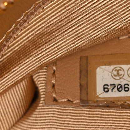 Chanel Caviar Quilted Medallion Tote Beige 12 of 18