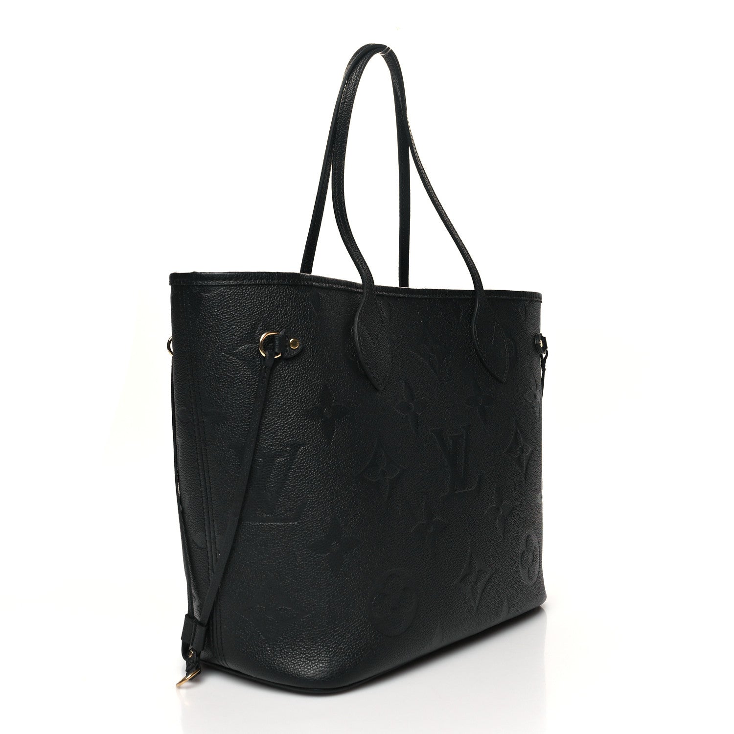 Louis Vuitton Empreinte Monogram Giant Neverfull MM Black 4 of 11